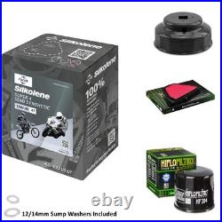 1050 Sprint ST Air Oil Filter Kit Super 4 10w40 4L Triumph 2007 & Wrench