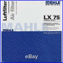 10x MAHLE / KNECHT Luftfilter LX 75 Air Filter