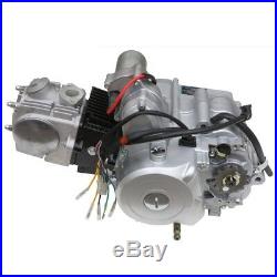 125cc Semi Auto Electric Engine Motor 3 Speed Reverse Air Filter Quad Bike 3+1