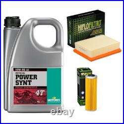 1290 Super Adventure R Air Oil Filter Kit Motorex Power Synt 10w50 4L KTM 2020