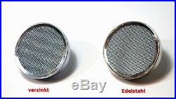 1x Air Filter For DKW 250, 350 NZ Motorcycles, New, Reproduction, Steel Polished