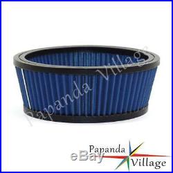 1x Blue Motorcycle Air Filter Cleaner Fits Harley Davidson Softail 2000-2015 New
