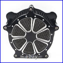 1x Motorcycle Air Filter Intake Cleaner Fit Harley Dyna Street Bob Softail