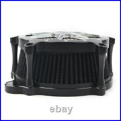 1x Motorcycle Air Filter Intake Cleaner Fit Harley Dyna Street Bob Softail