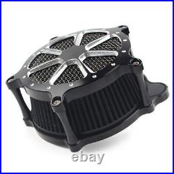 1x Motorcycle Air Filter Intake Cleaner Fit Harley Dyna Street Bob Softail