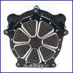 1x Motorcycle Air Filter Intake Cleaner For Harley Dyna Street Bob Softail