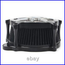 1x Motorcycle Air Filter Intake Cleaner For Harley Dyna Street Bob Softail