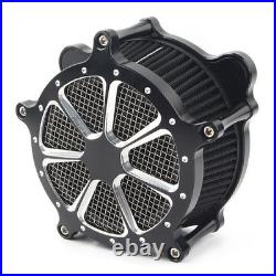 1x Motorcycle Air Filter Intake Cleaner For Harley Dyna Street Bob Softail