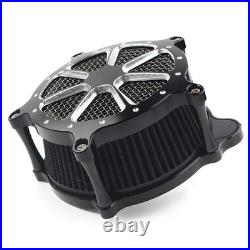 1x Motorcycle Air Filter Intake Cleaner For Harley Dyna Street Bob Softail