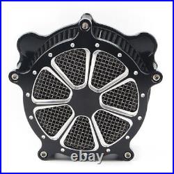 1x Motorcycle Air Filter Intake Cleaner for Harley Dyna Street Bob Softail