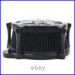 1x Motorcycle Air Filter Intake Cleaner for Harley Dyna Street Bob Softail