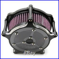 2X(Motorcycle Cnc Crafts Air Cleaner Intake Filter For Harley Sportster Xl87G6)