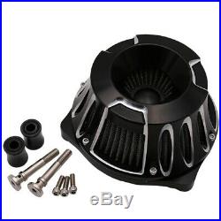 2XMotorcycle Parts Cnc Crafts Air Cleaner Intake Filter Fit For Harley Roa V3L9
