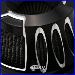 2XMotorcycle Parts Cnc Crafts Air Cleaner Intake Filter Fit For Harley Roa V3L9