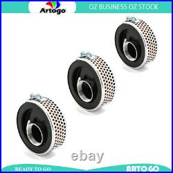 3 x Amal Air Filter Assembly For Triumph Norton BSA Classic Motorcycles etc