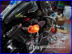 3D EAGLE RED LED Air Cleaner Intake Filter For Harley Motorcycle Elbow Point