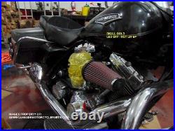 3D GOLD LED Skull Snake Air Cleaner Intake Filter For Harley Motorcycle Scull