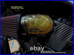 3D INDIAN Motorcycle Air Cleaner Intake Filter Indian Chief 2014-up LED Point