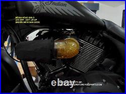 3D INDIAN Motorcycle Air Cleaner Intake Filter Indian Chief 2014-up LED Point