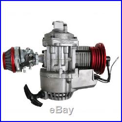 47CC 49CC 2-STROKE ENGINE MOTOR With AIR FILTER CARB POCKET MINI DIRT BIKE RED