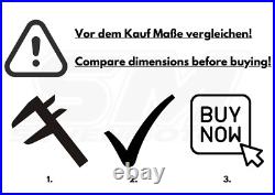 4X 54-56Mm Air Filter Black / Red Oval Tuning Racing Sport Moped