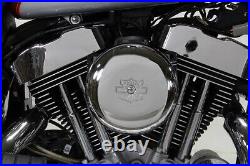 7 Round Air Cleaner Chrome for Harley Davidson By V-Twin Filter Chrome-Plated