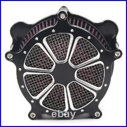 Air Cleaner Aluminum Motorcycle For Harley Touring Dyna Softail Heritage Filter
