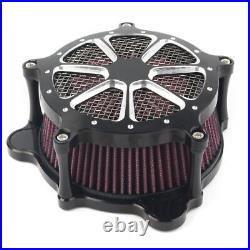 Air Cleaner Aluminum Motorcycle For Harley Touring Dyna Softail Heritage Filter