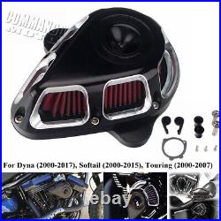 Air Cleaner Filter System Kit For Harley Dyna FXDL FXDB Softail Fat Boy Deluxe