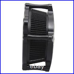 Air Cleaner Intake Black Filter Aluminum For Harley Electra Glide Motorcycle