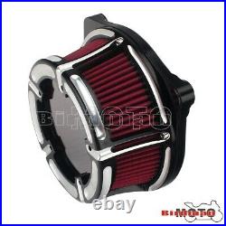 Air Cleaner Intake Filter For Harley Dyna FXDLS Touring Road Glide FLTR Softail