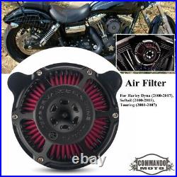 Air Cleaner Intake Filter For Harley Softail Dyna 2000-2017 Touring Street Glide