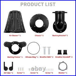 Air Cleaner Intake Filter For Harley Sportster XL883 Custom 1200 48 2004-2022