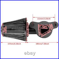 Air Cleaner Intake Filter For Harley Sportster XL883 Custom 1200 48 2004-2022