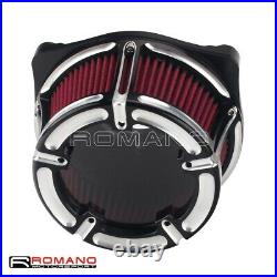 Air Cleaner Intake Filter For Harley Touring Road King Electra Glide FLHR FLHT