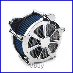 Air Cleaner Intake Filter with Accessory Fits Harley Glide Touring FLHR FLHT FLHX