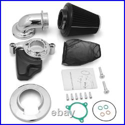 Air Cleaners Filters Chrome Cone Stage 1 For Harley M8 Touring Street Road 17UP