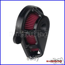 Air Filter Motorcycle Air Cleaner Intake For Harley Softail Dyna Touring 08-17