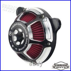 Air Filters Chrome Turbine Motorcycle Air Cleaner Intake Filter For Harley Dyna