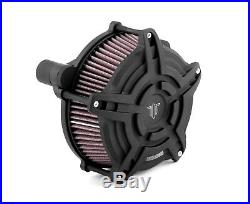 Air Filters Velocity by Incharger for Harley Davidson Motorcycles Black Matte