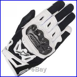 Alpinestars Stella SMX 2 Air Carbon Motorcycle Gloves v2 Black/White L