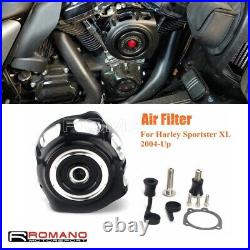 Aluminum Air Filter Cleaner Intake Filter For Harley-Davidson Sportster XL 04-21