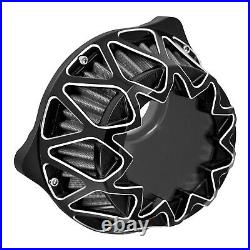 thumbnail image 2 of Black Cone Air Cleaner Filter Kit For Harley Softail Dyna Touring 00-15 2 of 3