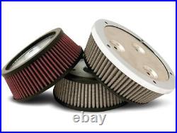 Arlen Ness Moto Motorcycle Derby Sucker Replacement Air Filter For 99-17 Dyna