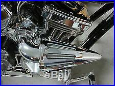 BIG DOG MOTORCYCLES CHROME SPIKE AIR CLEANER With FILTER ALL 2005-2011 MODELS 117
