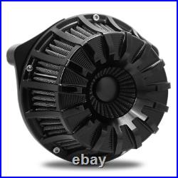 Black Air Cleaner Breather Filter for harley Touring M8 CVO FLHR softail 17-22