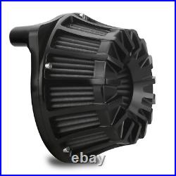 Black Air Cleaner Breather Filter for harley Touring M8 CVO FLHR softail 17-22