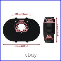 Black Air Cleaner Intake Filter For Harley Softail Slim FL 16-17 Dyna FXDLS 2017