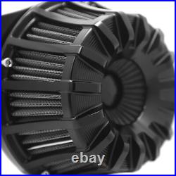 Black Air Intake Filter For Harley Sportster XLH1200 XL883L XLH 883 Iron XL1200
