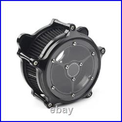 Black Clarity Air Cleaner Intake Filter for Harley Dyna Softail Touring Glide